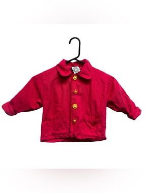 Vintage Painting Red Rhinos Jacket